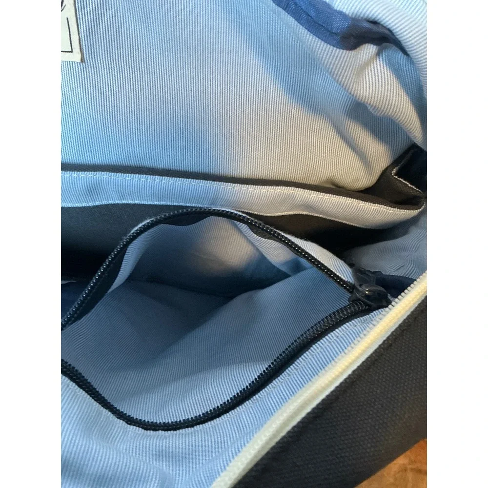 Esperos Baldwin Porter Messenger Bag Black Canvas Laptop Briefcase Austin Texas